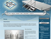 Tablet Screenshot of inlanddocks.com